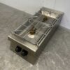 RVS Zanussi 2 pits Opzet fornuis gasfornuis 40 cm Horeca - Afbeelding 2
