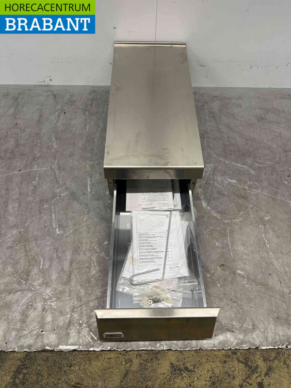 RVS Zanussi Werkunit Neutraal Blind unit met lade 40 cm Horeca - Afbeelding 5