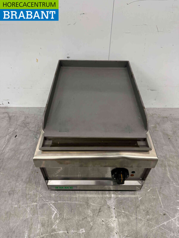 RVS Emme Grillplaat Bakplaat Gladde bakplaat 40 cm 400V Horeca - Afbeelding 2