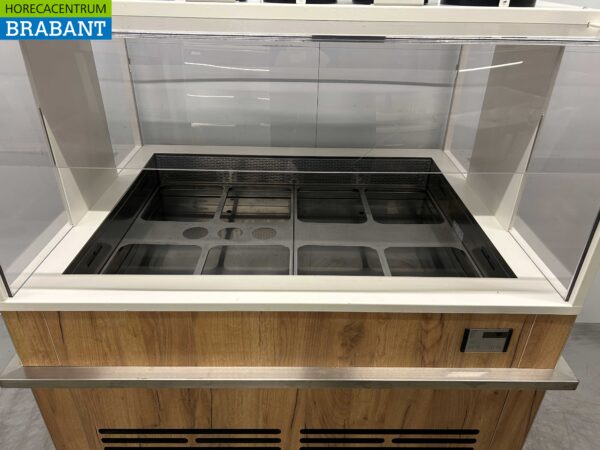 Verrijdbare Koelvitrine Koelbuffet buffet Gekoeld 230V Horeca - Afbeelding 4