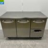 RVS Mercatus Verrijdbare Koelwerkbank 2 deuren en 1 lade 132 cm 230V Horeca