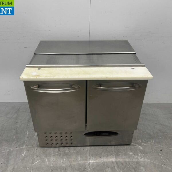 RVS Mercatus Koelwerkbank Saladette 2 deuren 88 cm 230V Horeca