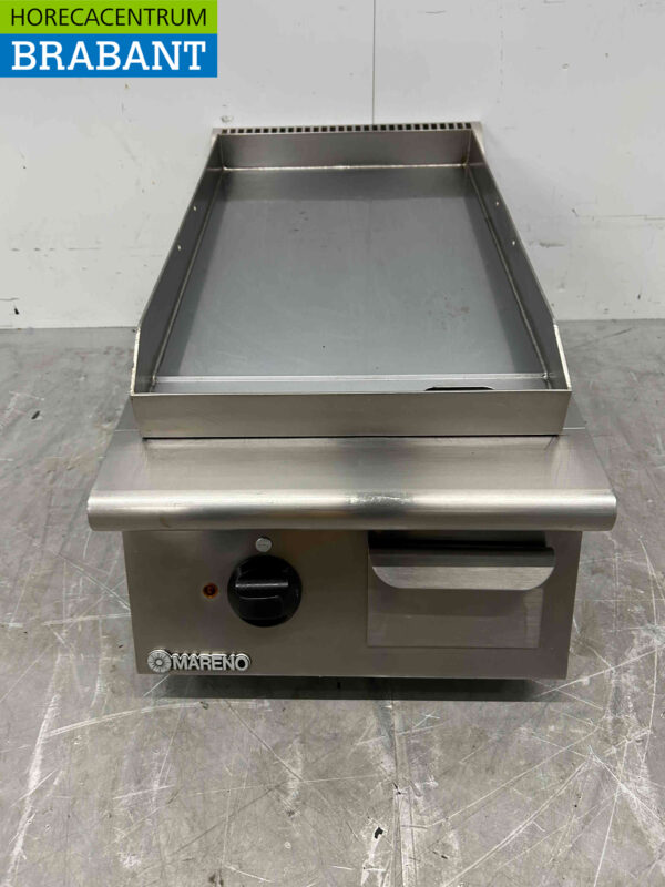 RVS Mareno Grillplaat Bakplaat 40 cm 400V Horeca