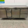 RVS Zanussi Koelwerkbank 2 deuren en 2 laden 176 cm 230V Horeca