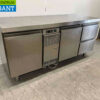 RVS Zanussi Koelwerkbank 2 deuren en 2 laden 176 cm 230V Horeca - Afbeelding 3