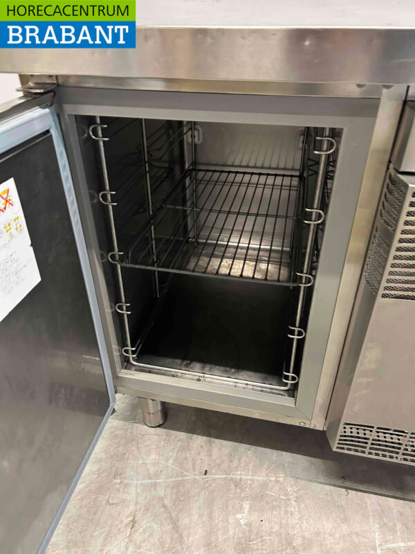 RVS Zanussi Koelwerkbank 2 deuren en 2 laden 176 cm 230V Horeca - Afbeelding 6