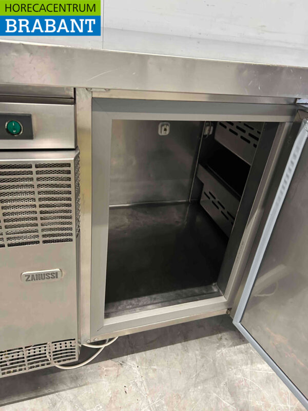 RVS Zanussi Koelwerkbank 2 deuren en 2 laden 176 cm 230V Horeca - Afbeelding 7