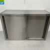 RVS Wandkast Kast Premium-line 2 Schuifdeuren 100 cm Horeca