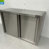 RVS Wandkast Kast Premium-line 2 Schuifdeuren 100 cm Horeca - Afbeelding 2