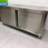 RVS HCB Werkkast Kast 2 schuifdeuren Premium-line 180 cm Horeca - Afbeelding 2