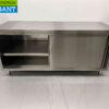 RVS HCB Werkkast Kast 2 schuifdeuren Premium-line 180 cm Horeca - Afbeelding 4