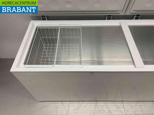 HCB Vrieskist Vriezer met dubbele klapdeksel 670 liter 230V Horeca - Afbeelding 5