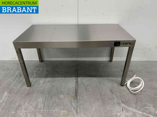 RVS Saro Warmtebrug Warmhoudbrug Verwarmde etagere 80 cm Horeca