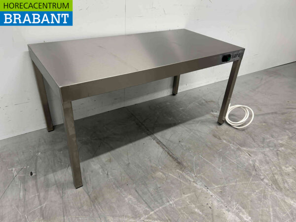 RVS Saro Warmtebrug Warmhoudbrug Verwarmde etagere 80 cm Horeca - Afbeelding 3