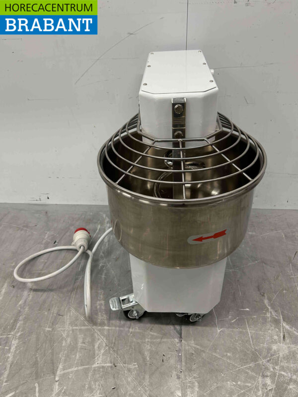 RVS Saro Spiraalkneder deegmenger deegmixer 25 liter 400V Horeca