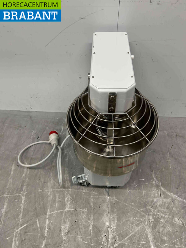 RVS Saro Spiraalkneder deegmenger deegmixer 25 liter 400V Horeca - Afbeelding 2
