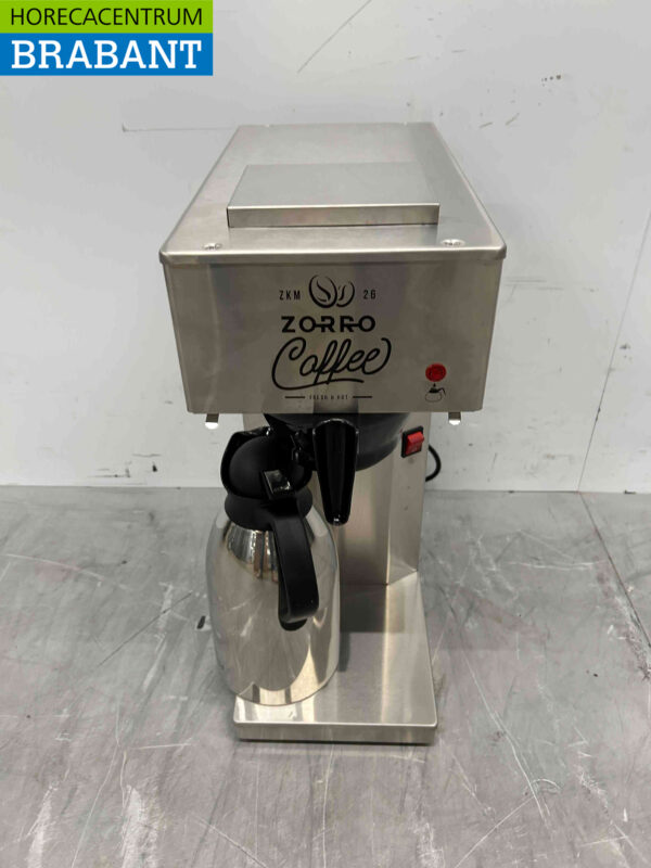 RVS Zorro ZKM26 Koffiemachine Koffieautomaat met thermoskan 230V Horeca