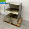 Ubert RVS Warmtevitrine Warmhoudvitrine 90 cm 230V Horeca - Afbeelding 2
