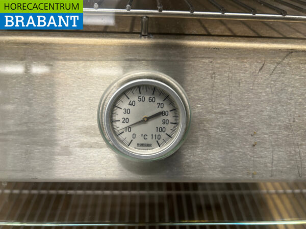 Ubert RVS Warmtevitrine Warmhoudvitrine 90 cm 230V Horeca - Afbeelding 4
