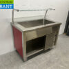 Verrijdbare Koelvitrine Koelbuffet buffet Gekoeld 3 x 1/1 GN 120 cm 230V Horeca - Afbeelding 3