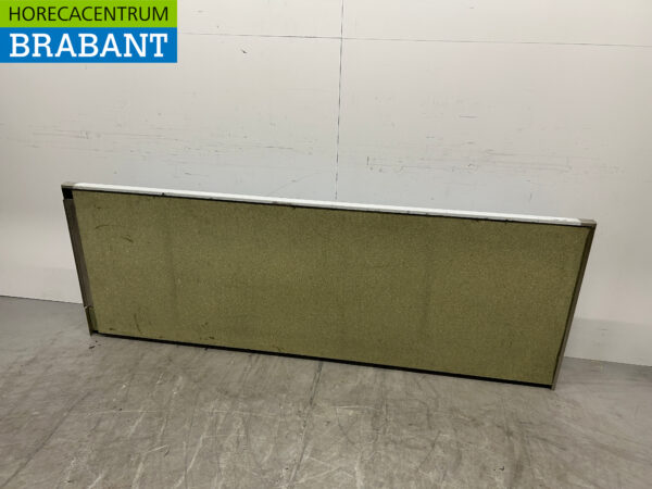 RVS Afvoerblad tbv doorschuifvaatwasser 205 x 72,5 cm Horeca - Afbeelding 2