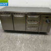RVS Gram Koelwerkbank 2 deuren en 3 laden 172,5 cm 230V Horeca
