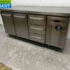 RVS Gram Koelwerkbank 2 deuren en 3 laden 172,5 cm 230V Horeca - Afbeelding 2