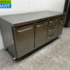 RVS Gram Koelwerkbank 2 deuren en 3 laden 172,5 cm 230V Horeca - Afbeelding 3