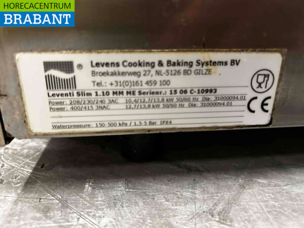 RVS Leventi Slim ME Combisteamer Steamer Oven 1/1 GN 400V Horeca - Afbeelding 5