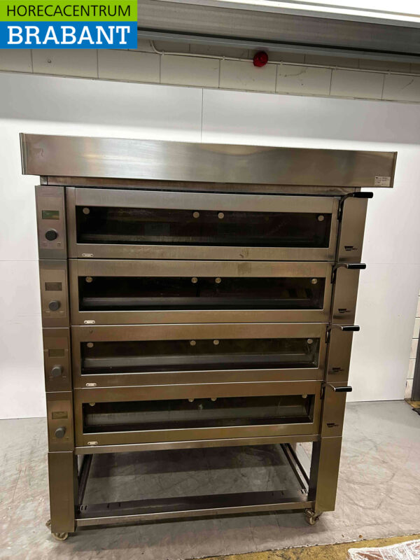 RVS Wiesheu EBO 128 Deckoven Winkeloven Etage oven 4 laags 400V Horeca