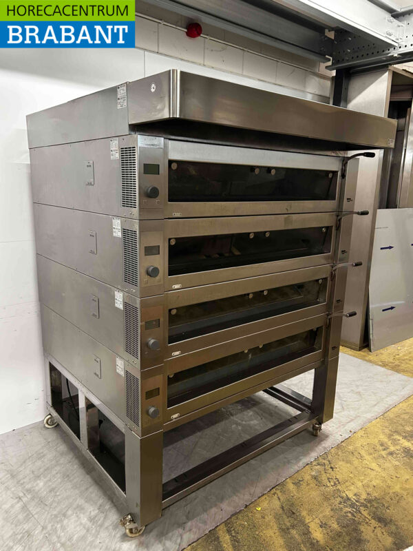 RVS Wiesheu EBO 128 Deckoven Winkeloven Etage oven 4 laags 400V Horeca - Afbeelding 3