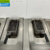RVS MKN baklijn 2 pits fornuis, 2 x friteuse en bakplaat 400V Horeca - Afbeelding 4
