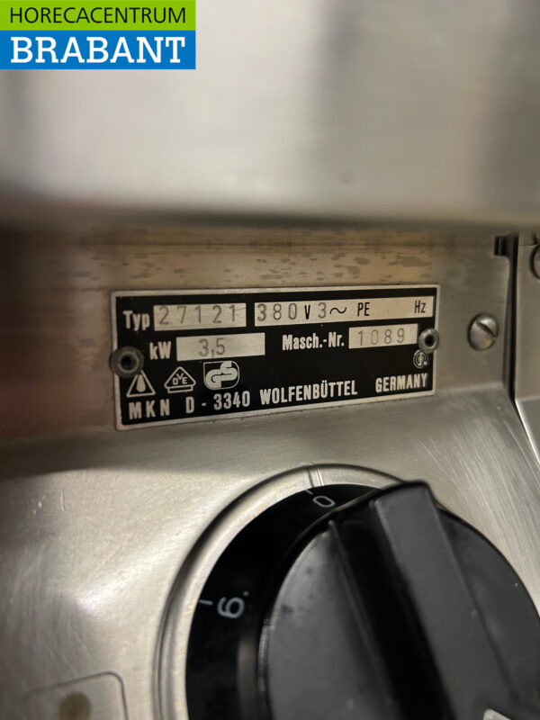 RVS MKN baklijn 2 pits fornuis, 2 x friteuse en bakplaat 400V Horeca - Afbeelding 5