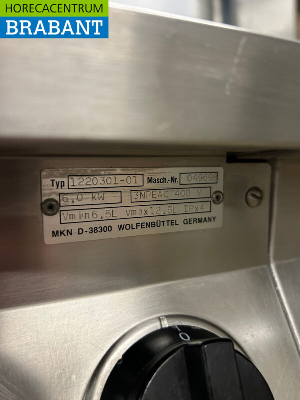 RVS MKN baklijn 2 pits fornuis, 2 x friteuse en bakplaat 400V Horeca - Afbeelding 6