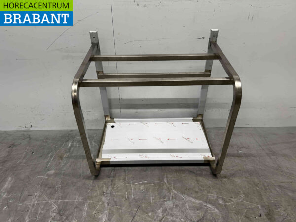 RVS Wandrek Wandschap Schap 68 x 50 x 70 cm Horeca