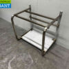 RVS Wandrek Wandschap Schap 68 x 50 x 70 cm Horeca - Afbeelding 3