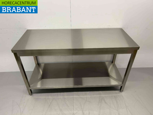 RVS HCB Werktafel Tafel Basic-line 150 x 60 x 85 cm Horeca - Afbeelding 2