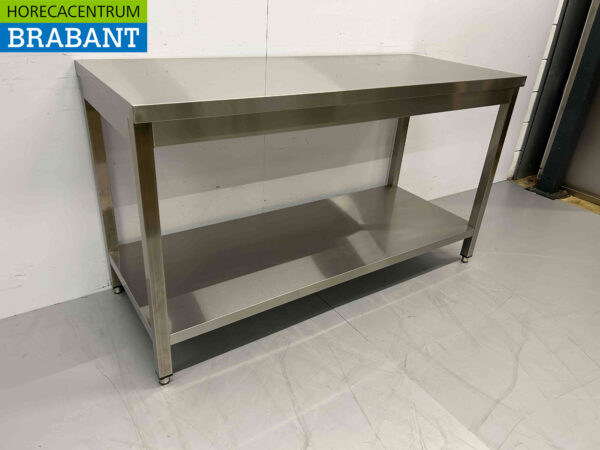 RVS HCB Werktafel Tafel Basic-line 150 x 60 x 85 cm Horeca - Afbeelding 3