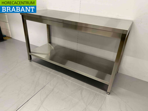 RVS HCB Werktafel Tafel Basic-line 150 x 60 x 85 cm Horeca - Afbeelding 4
