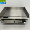 RVS Grillplaat Bakplaat Gladde plaat 55 cm 230V Horeca