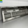 RVS Afzuigkap Dampkap met lamellen filters Premium-line 300 cm Schuin model Horeca - Afbeelding 3