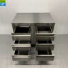 RVS Werkkast Kast Werktafel Ladenkast Premium-line 6 laden 1/1 GN 100 cm Horeca - Afbeelding 5