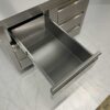 RVS Werkkast Kast Werktafel Ladenkast Premium-line 6 laden 1/1 GN 100 cm Horeca - Afbeelding 6