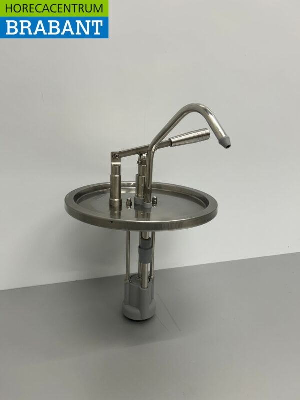 HCB RVS Emmerdispenser Sausdispenser Sauspomp met hevelbediening 10 liter Horeca