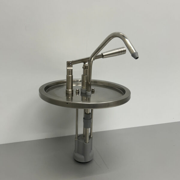 HCB RVS Emmerdispenser Sausdispenser Sauspomp met hevelbediening 10 liter Horeca