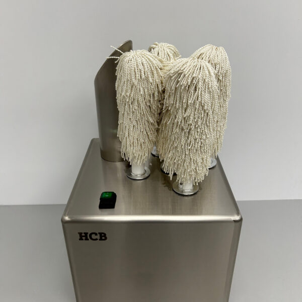 HCB RVS Glazenpoleermachine Poleermachine 300 glazen per uur 230V Horeca