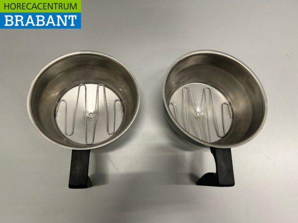HCB RVS Dubbele Koffiemachine Koffieautomaat met 4 kannen 1,8 liter 230V Horeca - Afbeelding 5