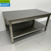 RVS Werktafel Tafel Premium-line 120 x 70 x 60 cm Horeca - Afbeelding 3