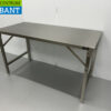 RVS Inklapbare Werktafel Tafel 150 x 70 x 85 cm Horeca - Afbeelding 2
