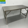 RVS Inklapbare Werktafel Tafel 150 x 70 x 85 cm Horeca - Afbeelding 3